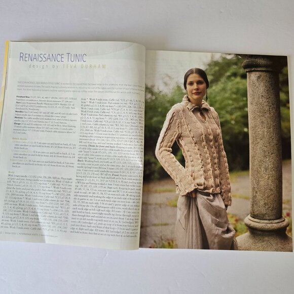 Interweave Knits Winter 2002/2003 Magazine Featuring Romantic Sweaters Patterns - Picture 5 of 16